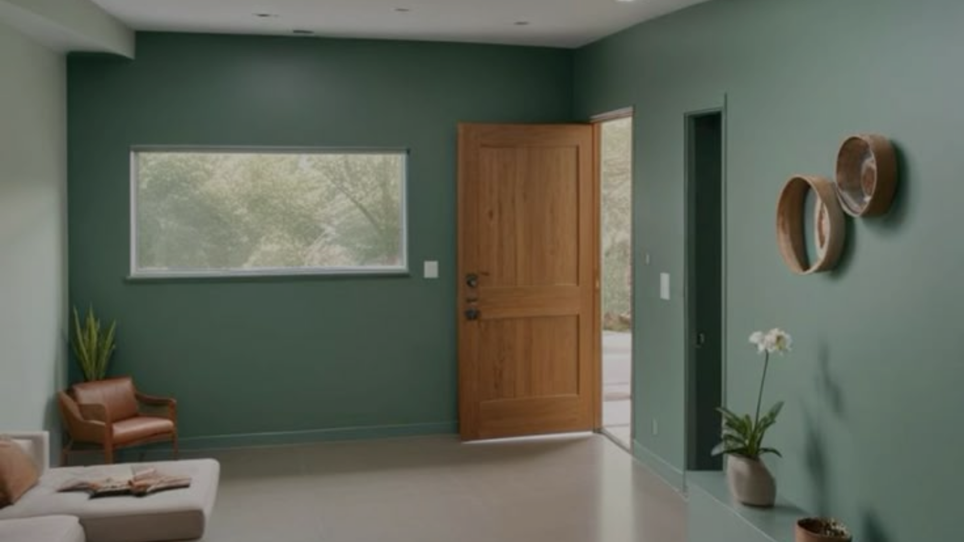 Pintura para hogares en tonos verdes que aportan elegancia y calidez