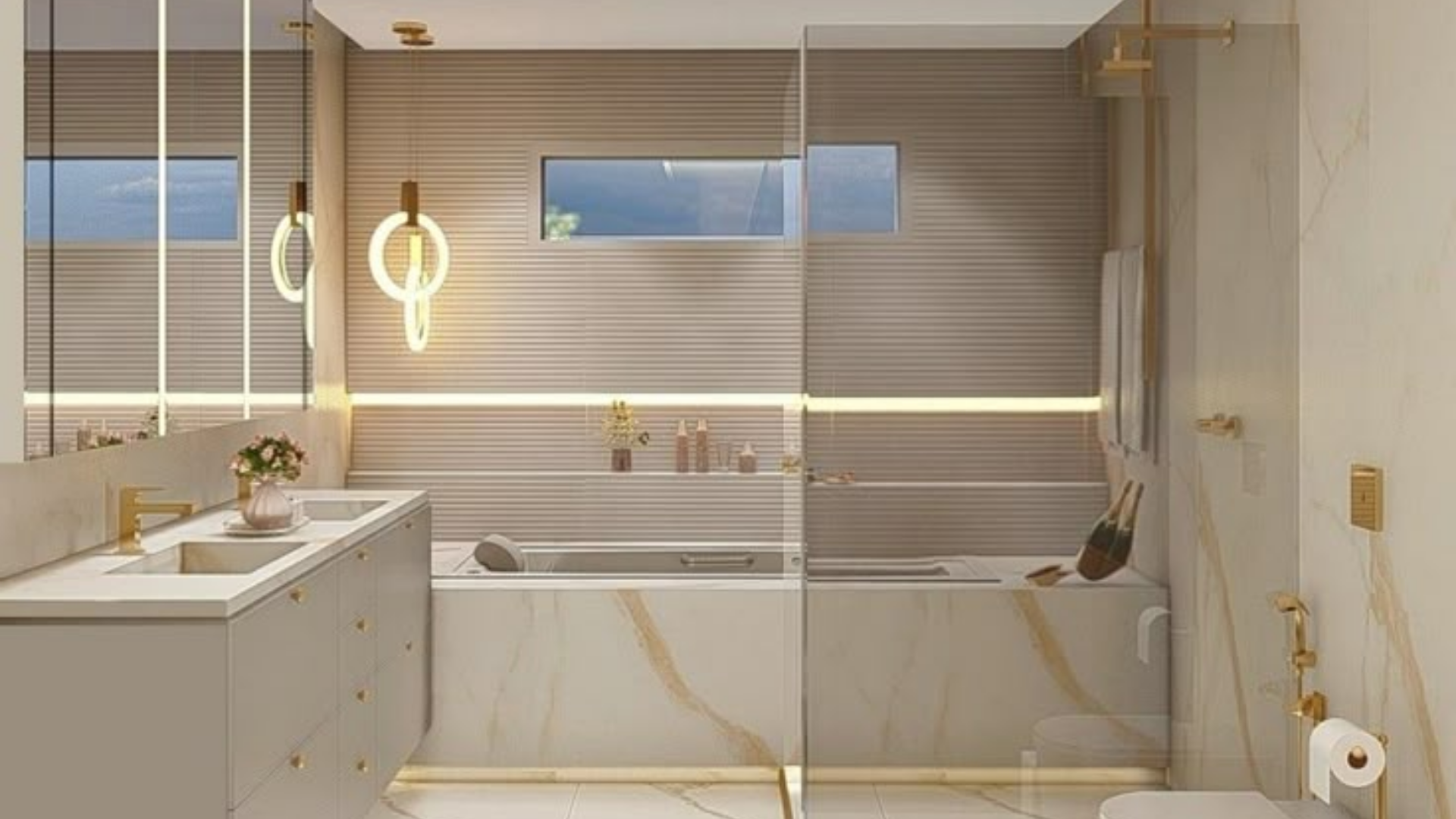 Reforma integral de baño con acabados de alta calidad